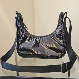 Danskin nylon black Women's Shoulder Bag.